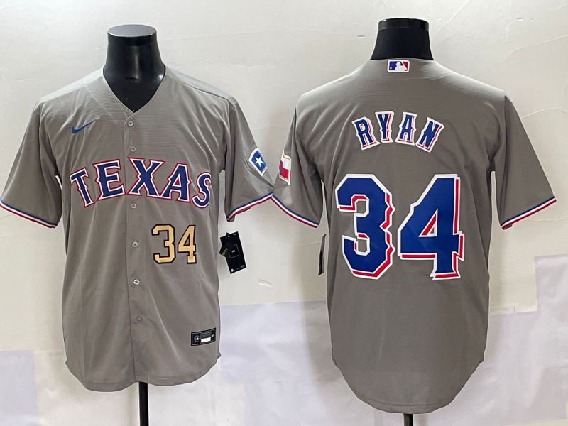 Men 2025 Texas Rangers #34 Ryan Grey Game Nike MLB Jersey style 4->texas rangers->MLB Jersey